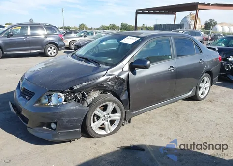 2009 Toyota Corolla Xrs from USA, damaged, VIN 1NXBE40E99Z086262